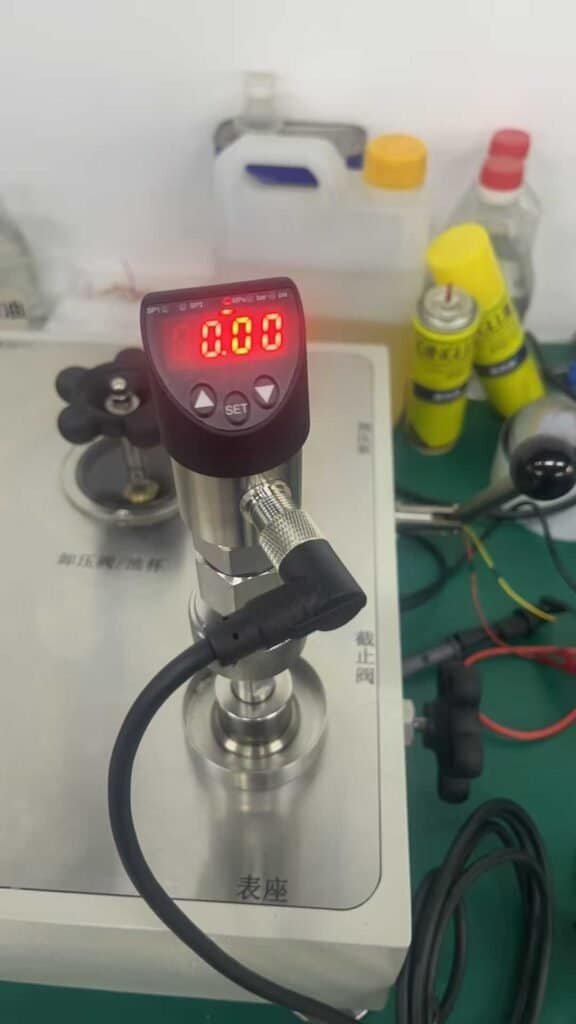 Pressure switch installation