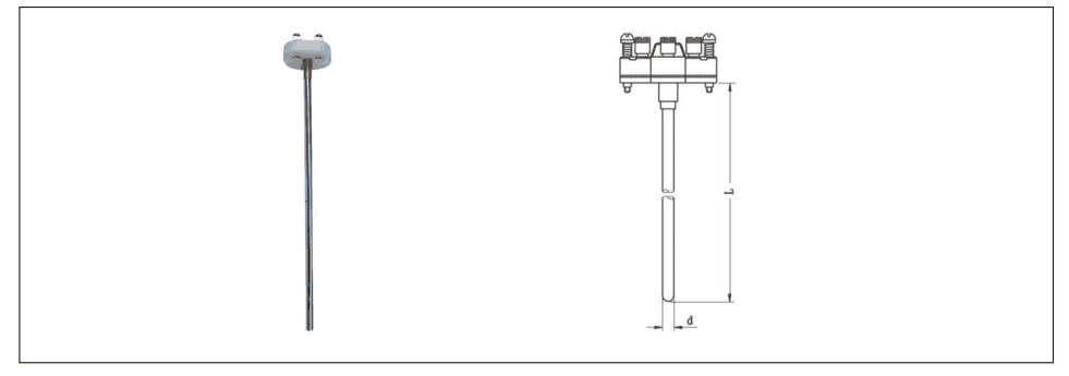 Temperature-sensing element