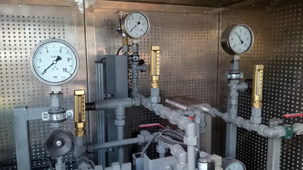Pressure Gauge installation