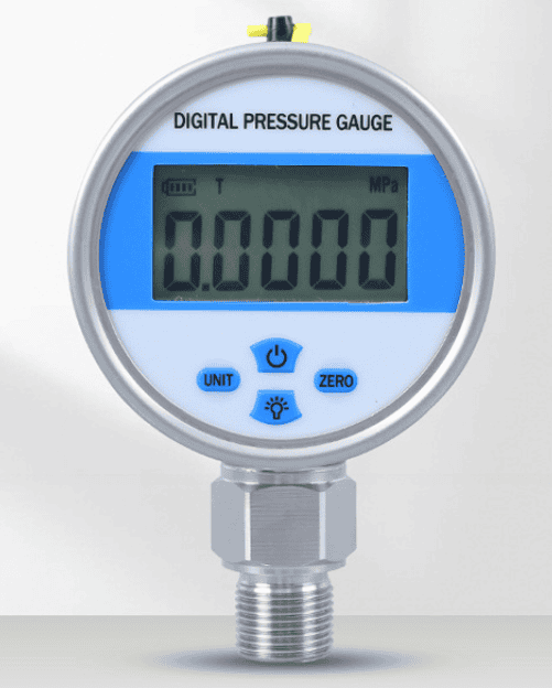 Digital differential pressure transmitter with LCD display — example of the third gauge family