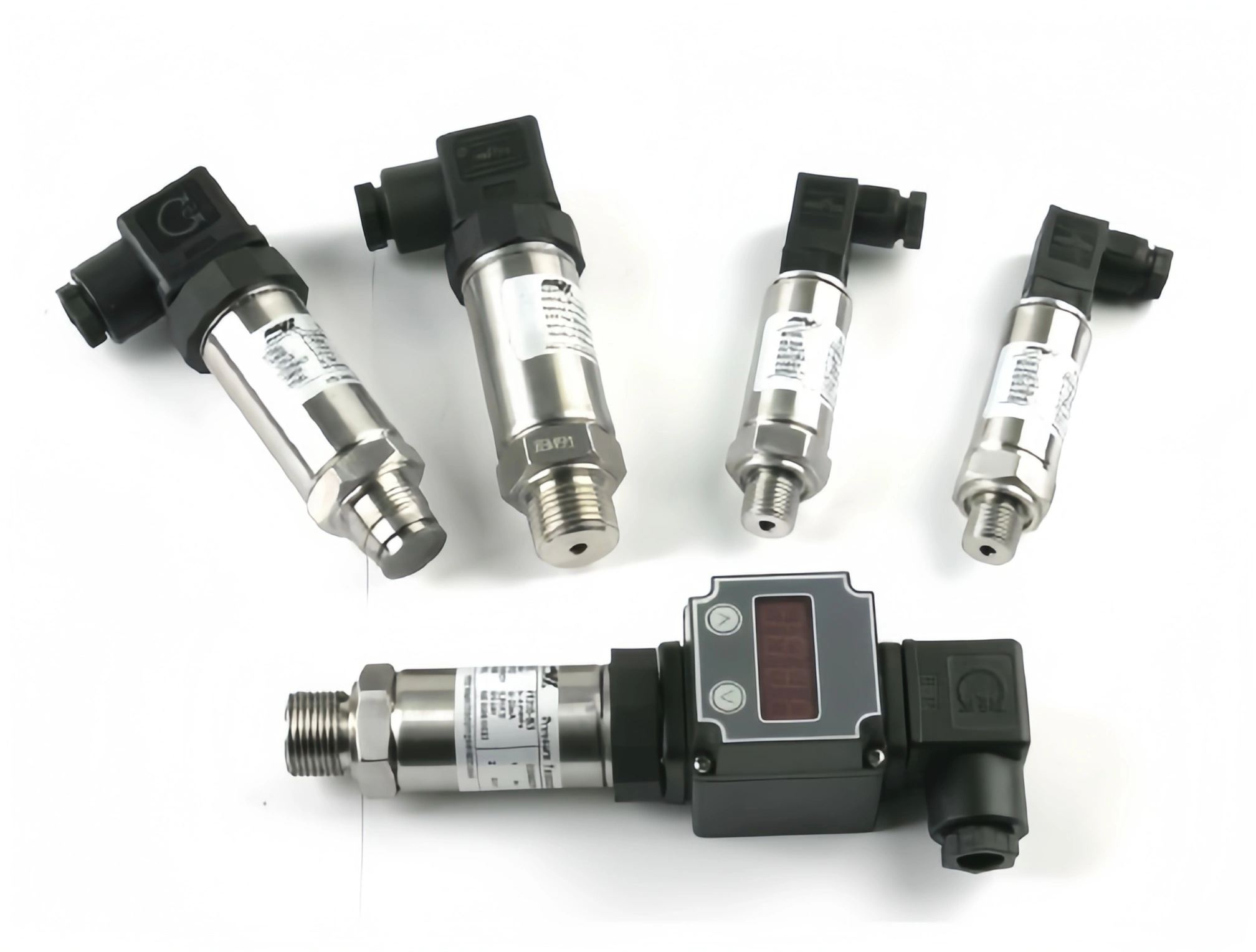 High pressure transducer selection chart: range, proof and burst pressure bands